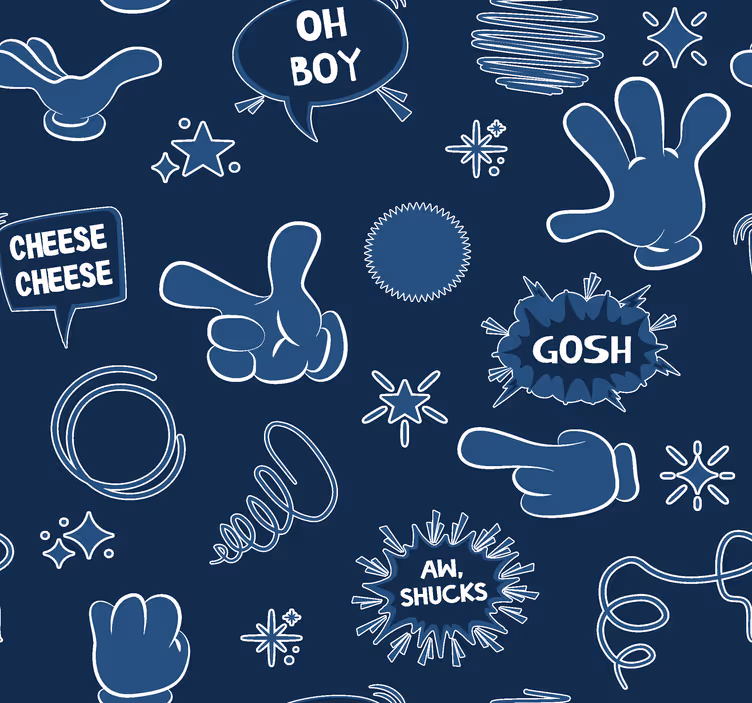 墙纸海军 漫画风格 - TenStickers