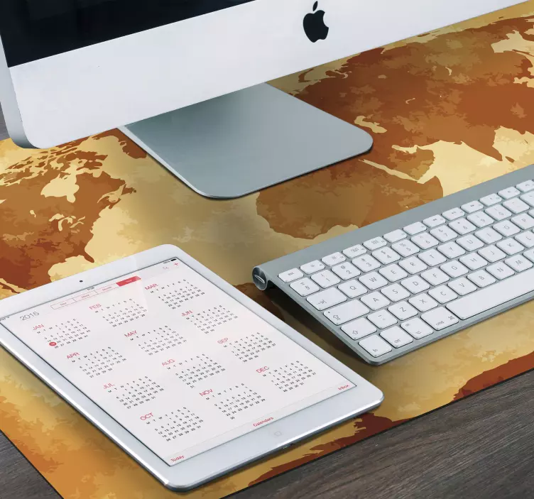 古代世界地图世界地图鼠标垫 - TenStickers