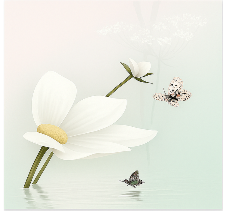 厨房盲道 空灵的雏菊倒影 - TenStickers