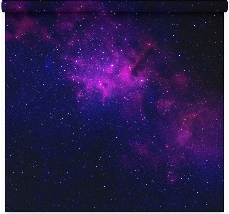 青年盲人 紫色星系星 - TenStickers