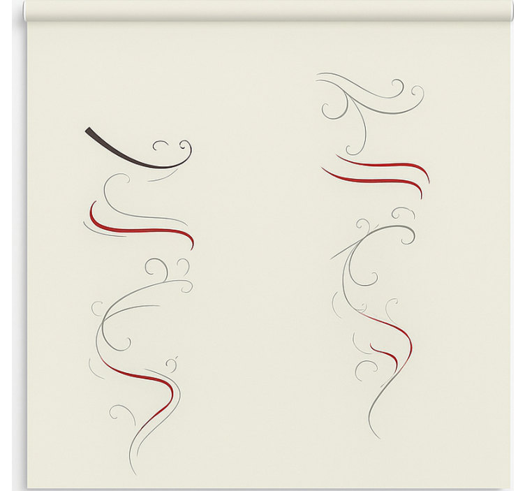 斯堪的纳维亚/北欧盲人抽象花卉多色螺旋 - TenStickers