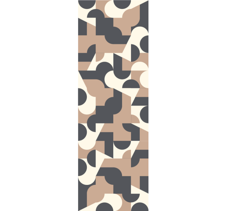 家庭办公室盲人对比色彩图案 - TenStickers