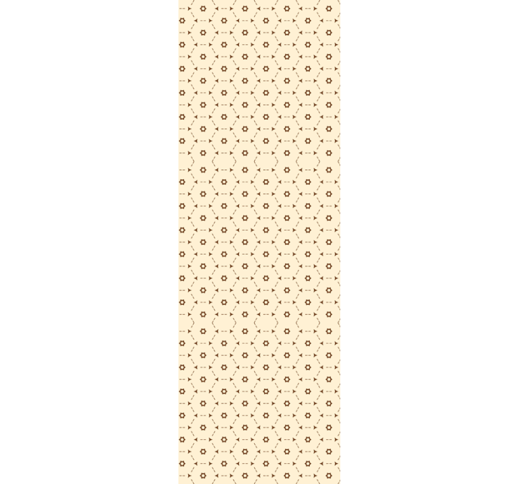 家庭办公室盲人呈现抽象六边形图案 - TenStickers