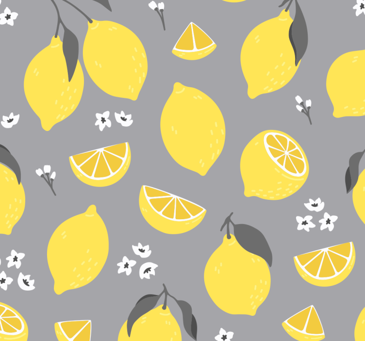厨房盲道柑橘图案 - TenStickers