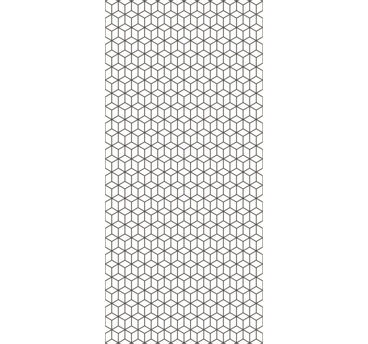 厨房盲道北欧风格边框立方体 - TenStickers