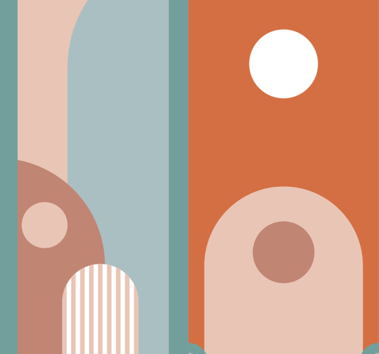 饭厅盲道快乐壁纸 - TenStickers