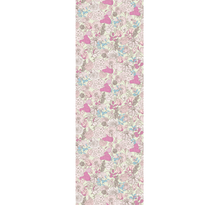 饭厅盲道的花卉千禧风格 - TenStickers