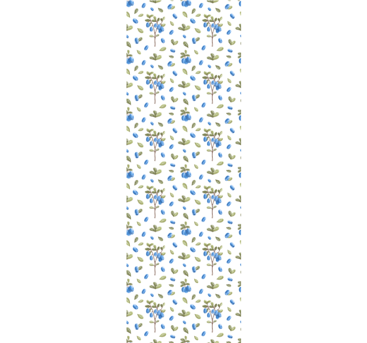 饭厅盲道花卉植物水彩图案 - TenStickers