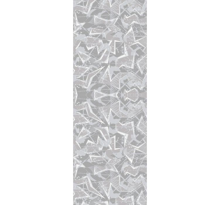 饭厅盲道灰色80年代精美图案 - TenStickers