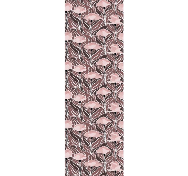 饭厅盲道复古抽象图案 - TenStickers