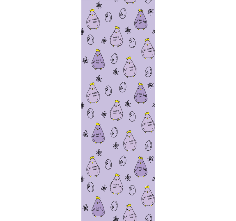 儿童盲人小鸡图案设计产品 - TenStickers