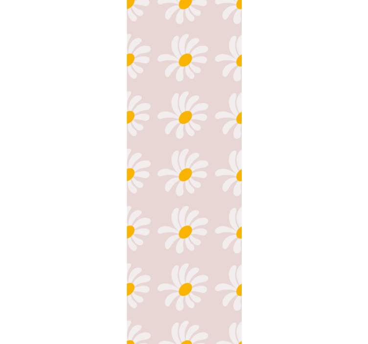 儿童盲人波西米亚风格花卉插图 - TenStickers
