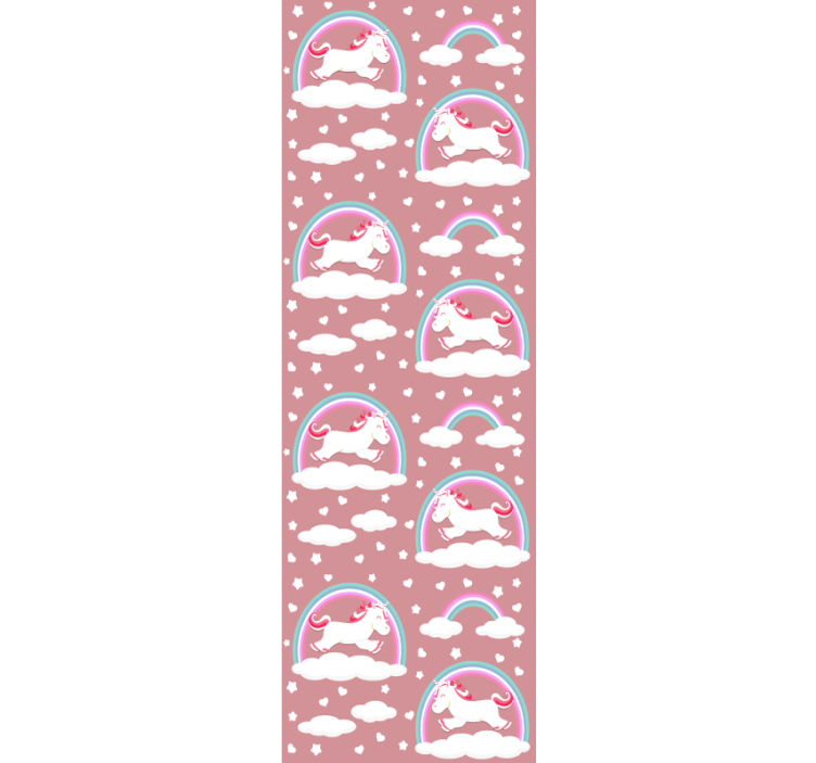 儿童盲人独角兽与彩虹玩具 - TenStickers