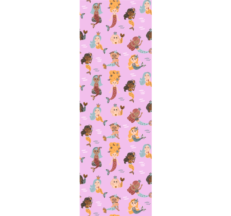 儿童盲人粉色美人鱼玩具 - TenStickers