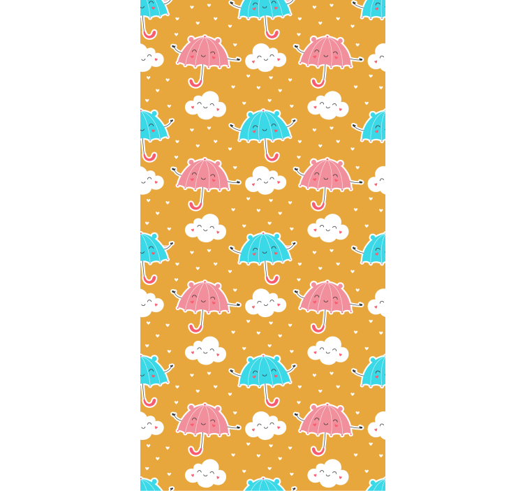 儿童盲人展示五彩伞 - TenStickers