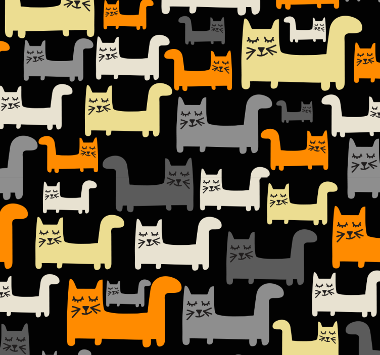 儿童盲人灰色猫咪玩具 - TenStickers
