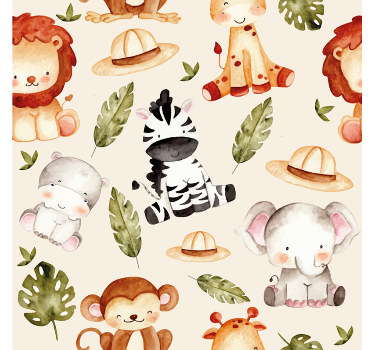儿童盲人米色狩猎主题玩具 - TenStickers