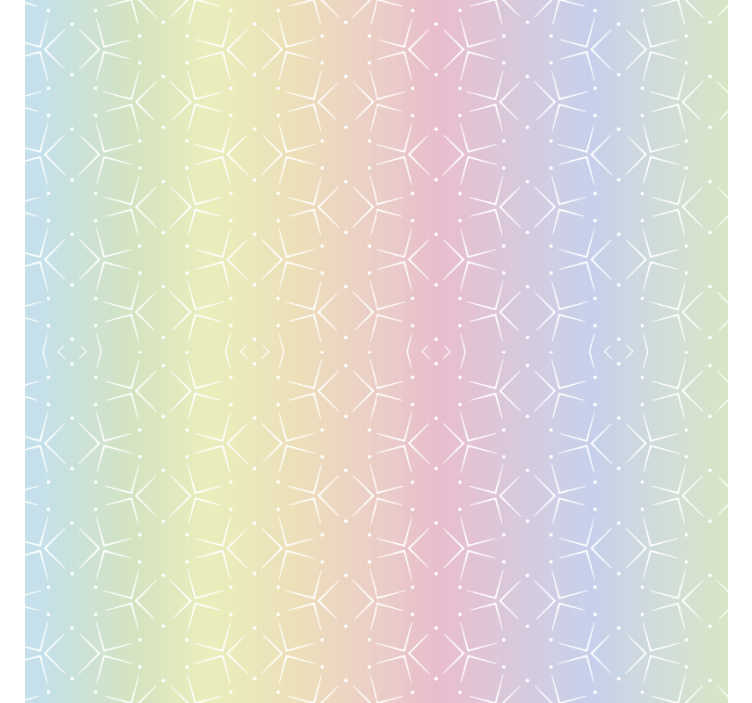 儿童盲人闪耀彩虹背景，天空柔和色彩 - TenStickers