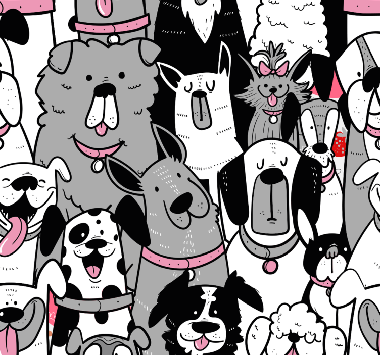 儿童盲人轮廓狗玩具 - TenStickers