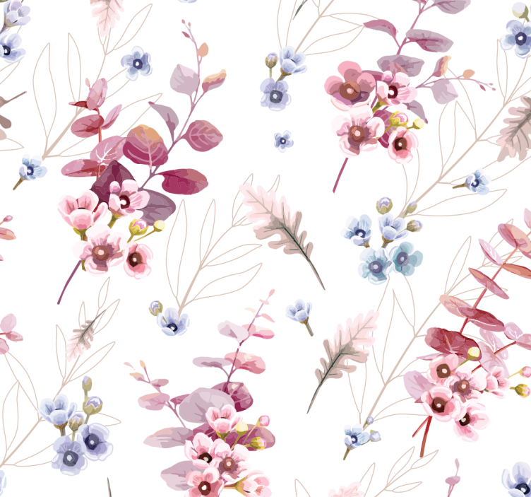 青年盲人植物插图 - TenStickers