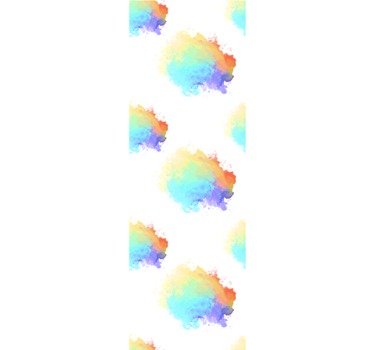 青年盲人色彩飞溅派对 - TenStickers