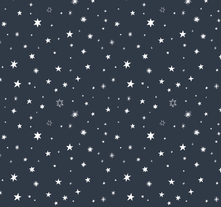 青年盲人仰望夜空 - TenStickers