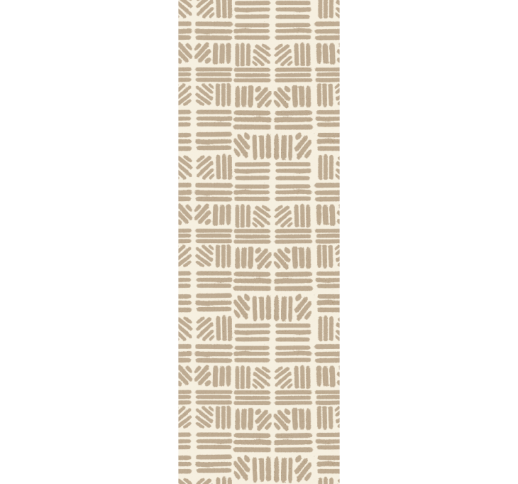 现代盲人几何线条图案 - TenStickers