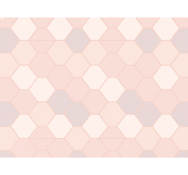 粉红盲人现代抽象粉色人物 - TenStickers