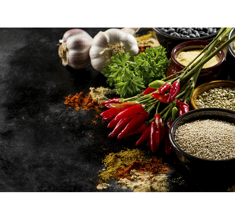 黑瞎子与香料一起烹饪 - TenStickers