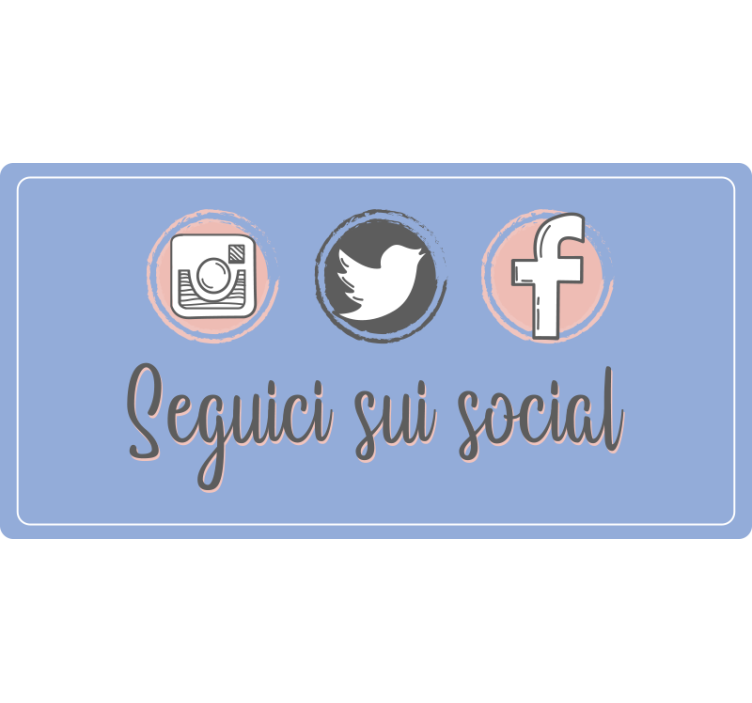 紫盲助力社交网络宣传 - TenStickers