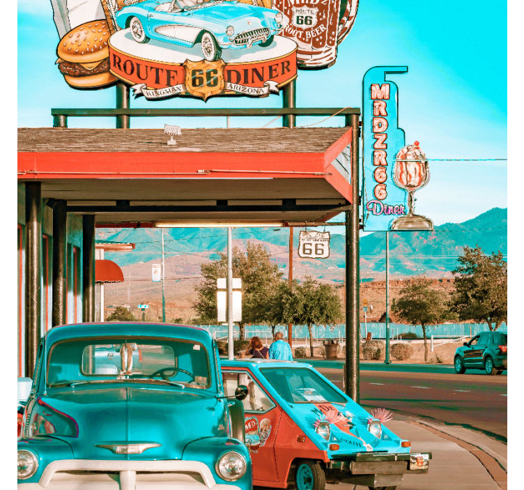 起居室盲道适用于餐厅和汽车 - TenStickers