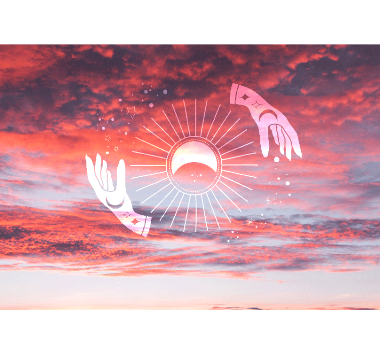 起居室盲道，天际的禅意双手 - TenStickers
