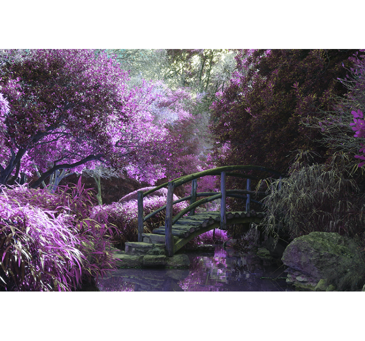 起居室盲道带来宁静而神奇的田园风光 - TenStickers