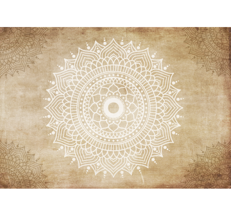 浅棕色的盲人旧纸质感 - TenStickers