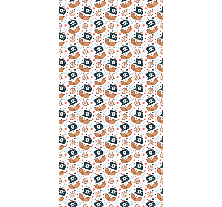 儿童盲人海盗船图案产品 - TenStickers