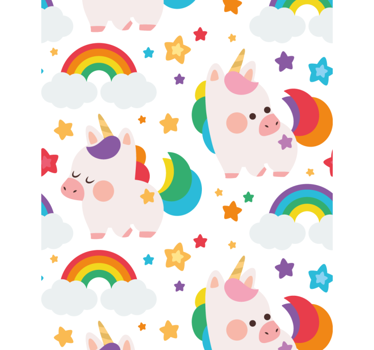 其他百叶窗可爱独角兽游戏 - TenStickers