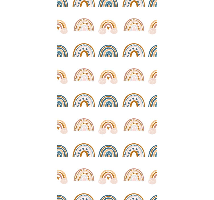 儿童盲人采用北欧彩虹图案设计 - TenStickers