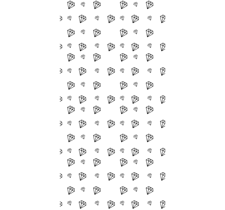 原有的盲人黑白钻石 - TenStickers