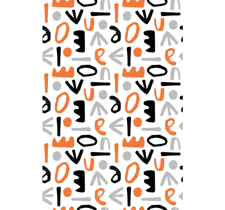 盲目用文字几何字母 - TenStickers