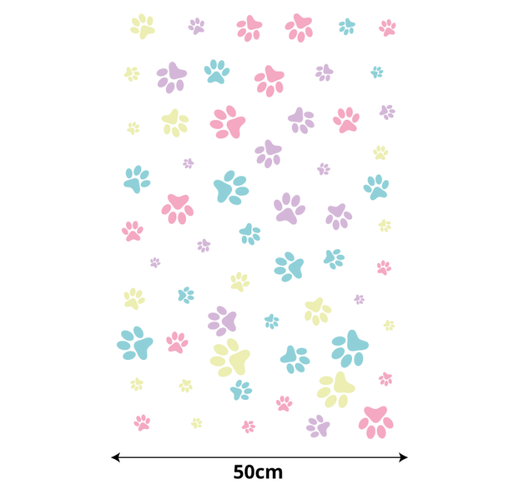 盲人花草展现多彩花卉图案 - TenStickers