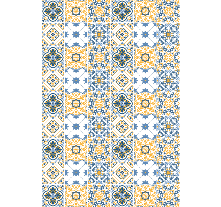 纹理和图案的盲人精美瓷砖图案 - TenStickers