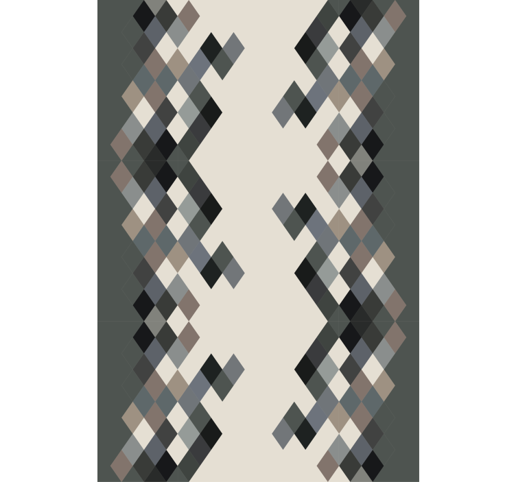 颜色深浅色块客厅卷簾 - TenStickers