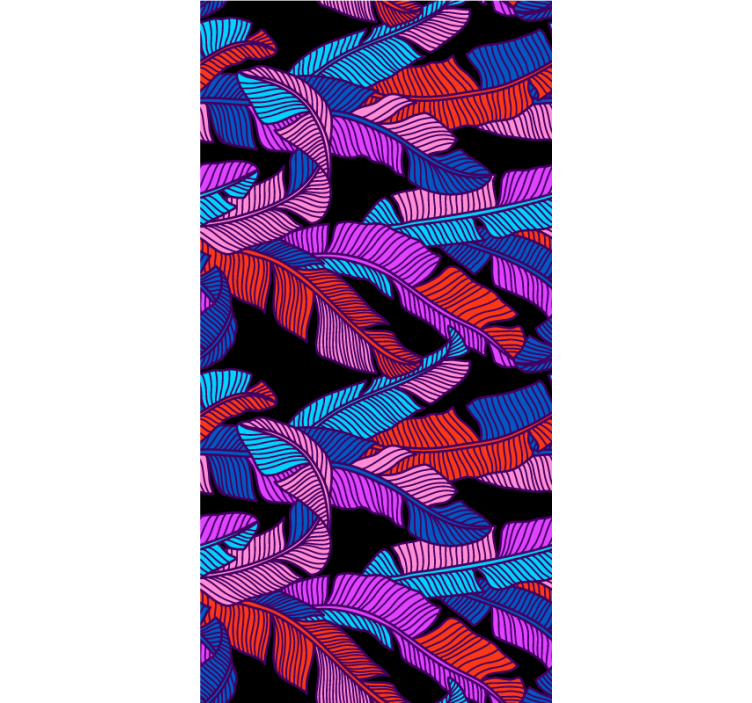 原有的盲人电动羽毛图案 - TenStickers