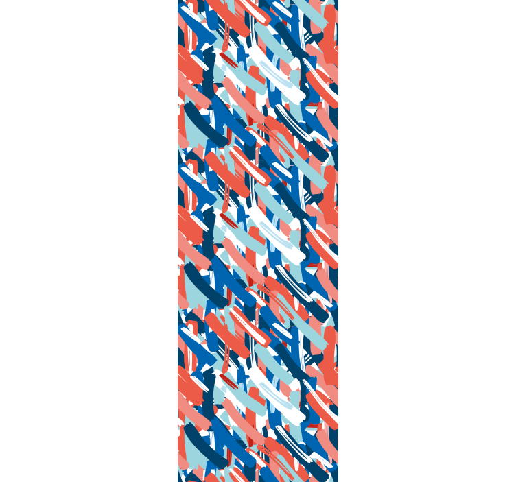 纹理和图案的盲人大胆的笔触 - TenStickers