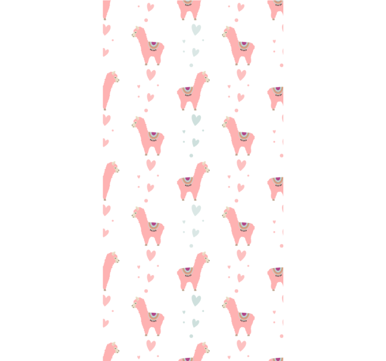 儿童盲人羊驼爱心玩具 - TenStickers