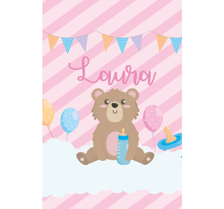 个人化的盲人泰迪熊庆祝活动 - TenStickers