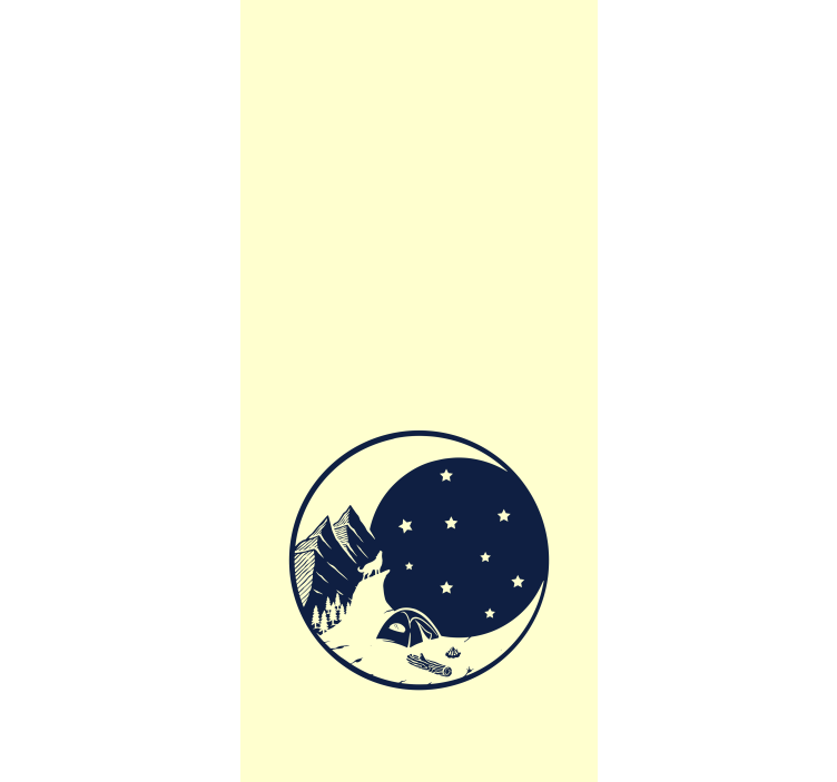 原有的盲人山夜景 - TenStickers
