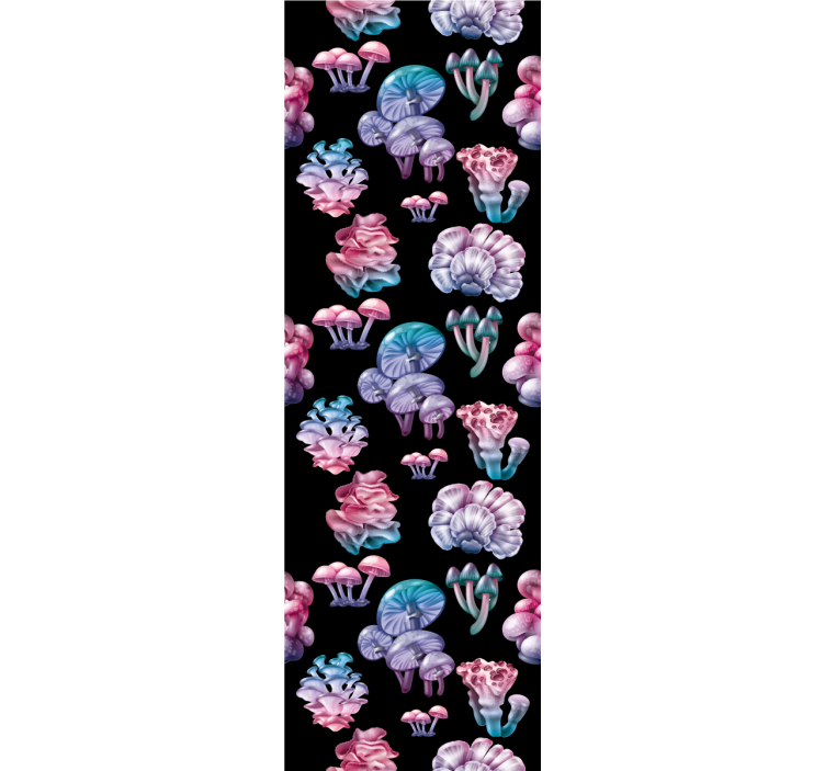 其他百叶窗色彩斑斓的蘑菇图案 - TenStickers