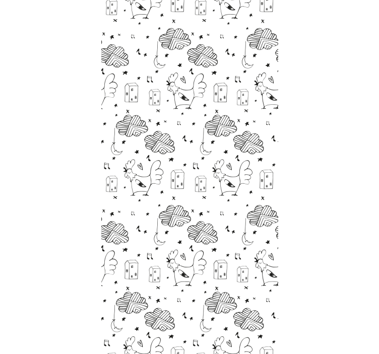 其他百叶窗鸡纹图案 - TenStickers