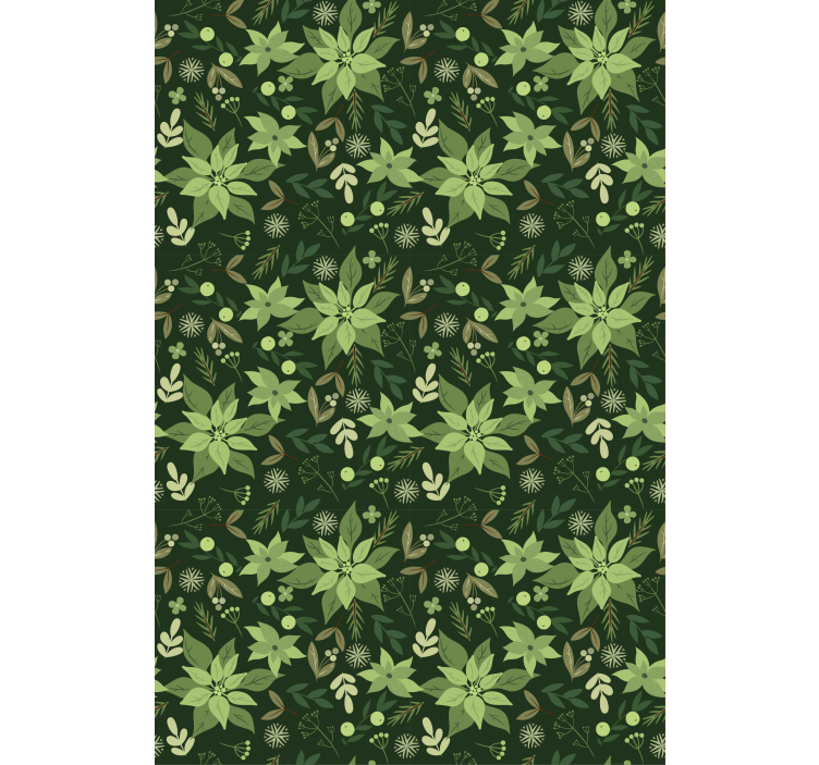 盲人花草，郁郁葱葱的绿色植物 - TenStickers